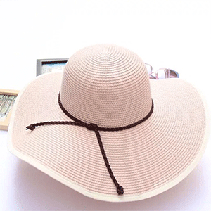 Beige beach cap