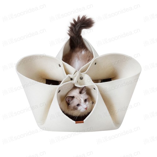 Flower Shape Cat Tunnel