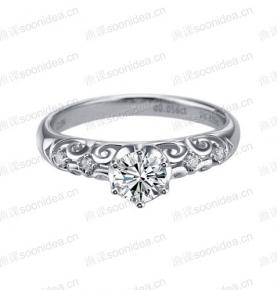 Ladies Blue Crystal Honeybee Sterling Silver Colour Earrings