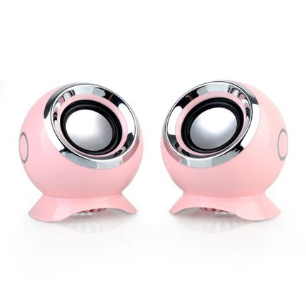 Ultrasound Round Shaped Portable Speakers Umbrella Multi Card Reader Mini Digital Music Box Bluetooth Speaker With Lcd Screen