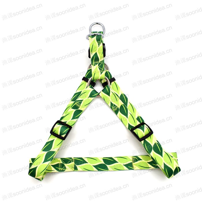 Fashion Heat Transfer Dog Strap Harness 